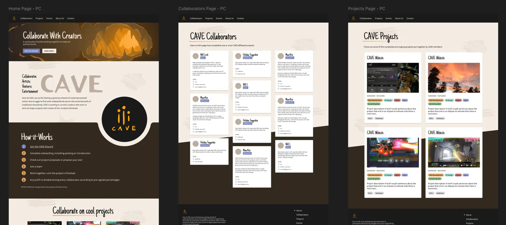 Making the CAVE Website thumbnail